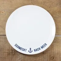 Bow Hummingbird Bow & Hummingbird Porzellanteller Schmeckt nach Meer – Produktbild 1 von 1