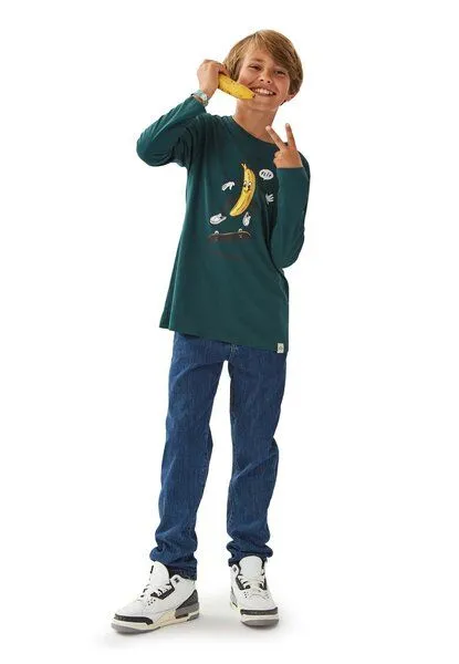 Band of Rascals Band of Rascals Banana Flip Longsleeve, Racing-green, – Produktbild 6 von 6