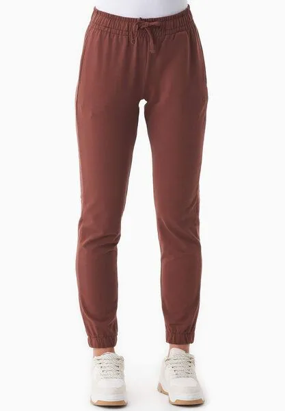 ORGANICATION ORGANICATION PEERA | Leichte Sweathose aus Bio-Baumwolle, Coffee brown, – Produktbild 1 von 3