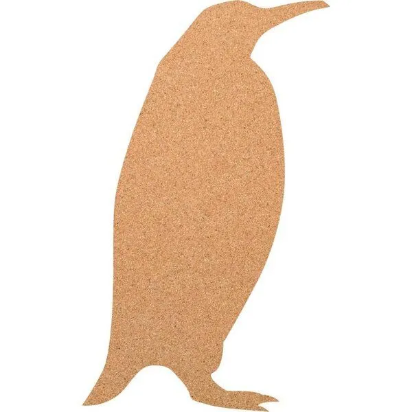 Kork-Deko Kork-Deko Pinguin als Pinnwand aus Kork XXL ca. 80x50 cm – Produktbild 1 von 2
