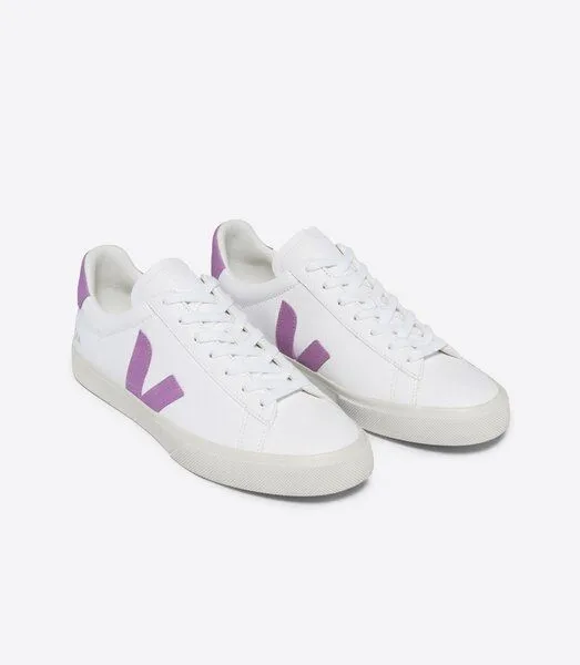 Veja Veja Sneaker Damen - Campo Chromefree, Weiß (extra white mulberry), – Produktbild 1 von 4