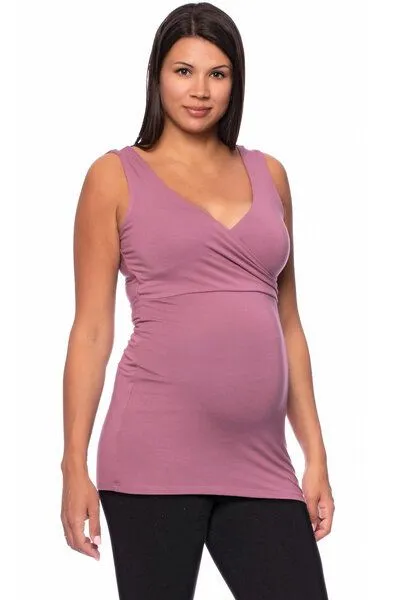Milchshake Milchshake VARIO Cache-Coeur Umstands- und Stilltop, Mauve, – Produktbild 1 von 4