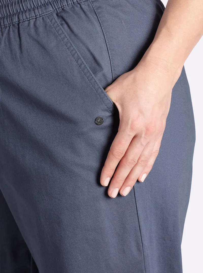 sheego Chinohose rauchblau, Rauchblau, – Produktbild 2 von 2
