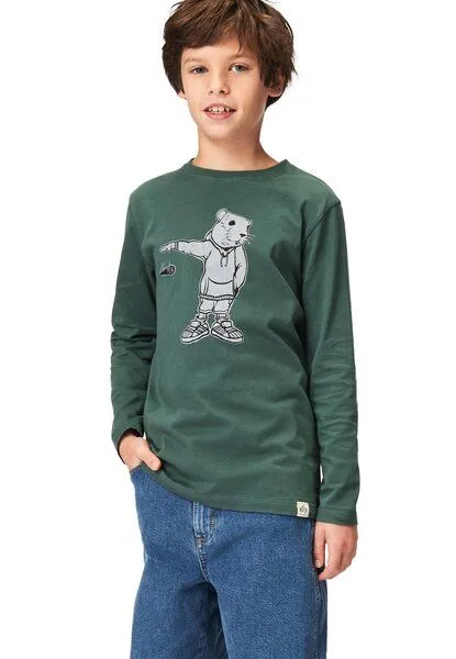 Band of Rascals Band of Rascals Mic Drop Longsleeve, Cilantro-green, – Produktbild 1 von 4