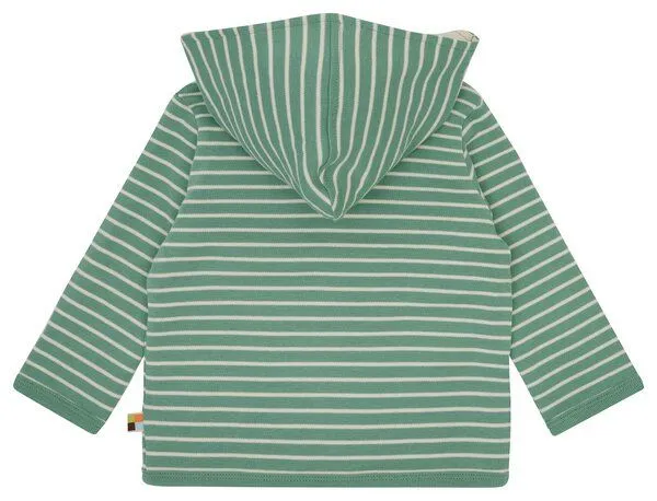 loud + proud loud + proud Babys & Kinder Wendejacke mit Kapuze, GOTS-zertifiziert, Bamboo(grün), – Produktbild 3 von 3