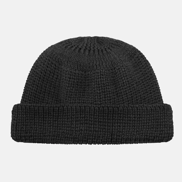 Hanseheld Hanseheld Strickmütze Seebär GOTS Dockermütze Seemannsmütze kurz und flach, Schwarz, – Produktbild 1 von 3