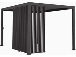 Lamellenwand vertikal 123 cm für Terrassenüberdachung "Cadiz" – Produktbild 1 von 1