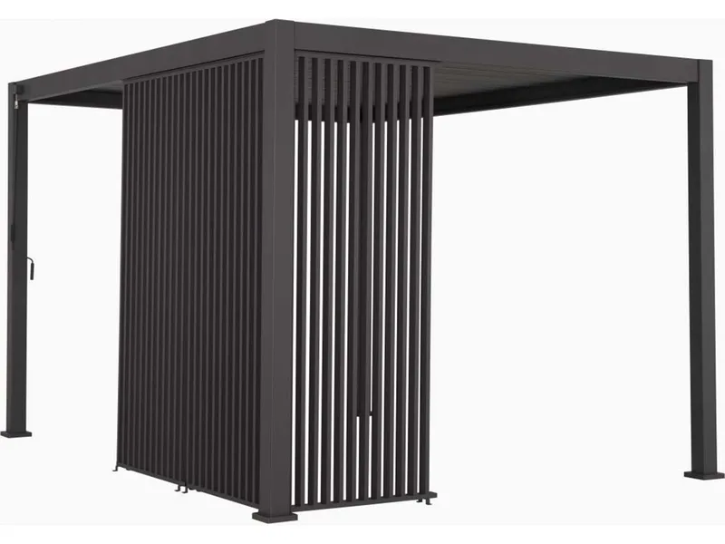 Lamellenwand vertikal 93 cm für Terrassenüberdachung "Cadiz" – Produktbild 1 von 1