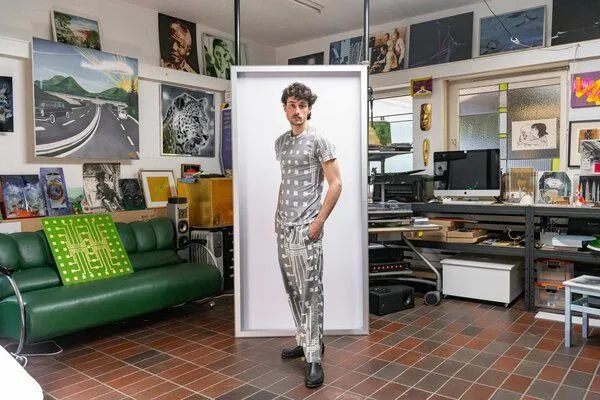 Sophia Schneider-Esleben Sophia Schneider-Esleben PJ Pants - aus Bio Baumwolle, Grau, – Produktbild 4 von 4