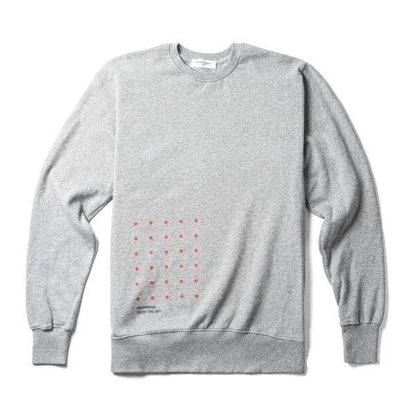 FANTASTIC REALITY STUDIOS Fantastic Reality Studios Hail Sweatshirt – Bio-Baumwolle, Unisex, Grau, – Produktbild 1 von 4