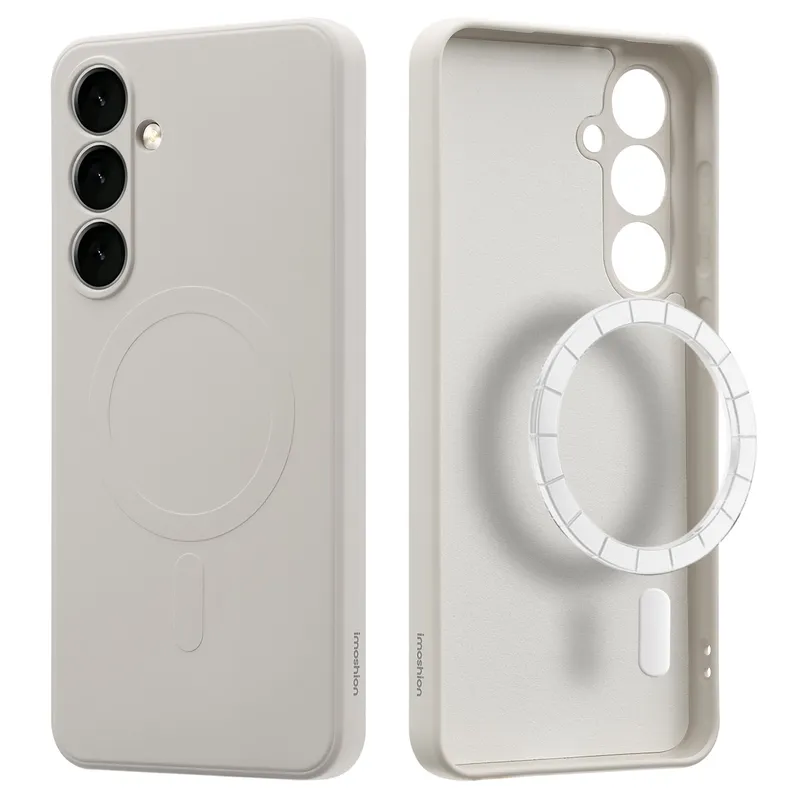 imoshion imoshion Color Back Cover mit MagSafe für das Samsung Galaxy S24 FE, Beige, – Produktbild 1 von 1