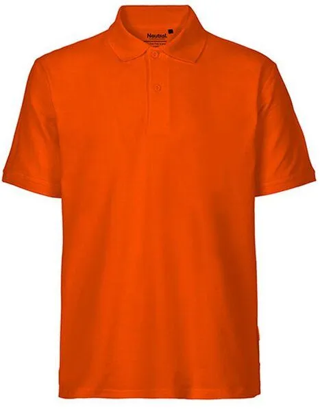 Neutral Neutral® Herren Unisex Poloshirt Pique Polo, Orange, – Produktbild 1 von 4