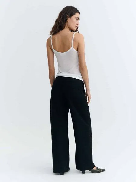 thinking mu thinking mu Karina Pants - Damen Hose aus Bio-Baumwolle, Black (schwarz), – Produktbild 3 von 4