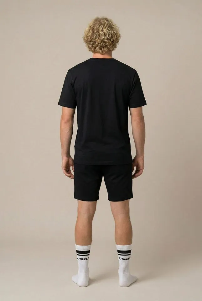 THE FACE OF ELEMENTS THE FACE OF ELEMENTS Trainingsshirt LYO.Pure – Atmungsaktives Herren Sportshirt aus TENCEL™ Lyocell, Schwarz, – Produktbild 3 von 4