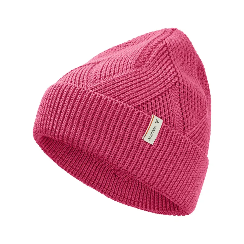 Vaude Vaude Beanie Mütze "Skomer" mit Merinowolle, hibiscus pink – Produktbild 1 von 2