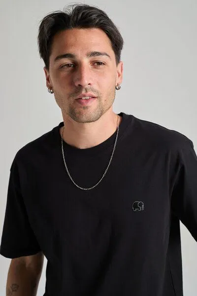 Trendsplant Trendsplant Organic Essential T-Shirt Black, Schwarz, – Produktbild 3 von 4