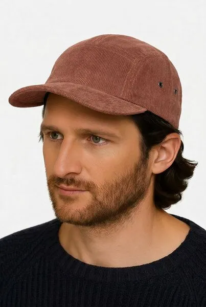Lou-i Lou-i Cord Cap Bio-Baumwolle, Rotbraun, – Produktbild 3 von 4