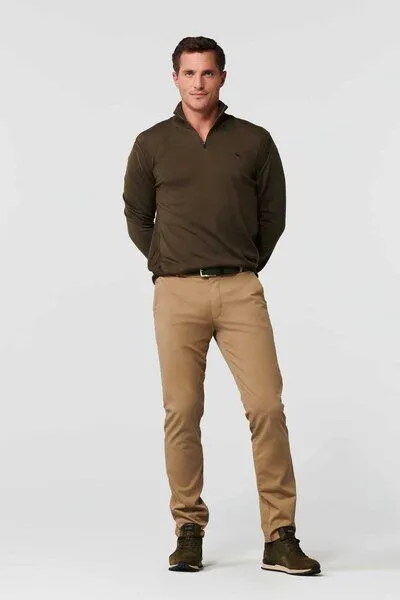 Meyer MEYER Constant Colour Baumwollchino, Braun (camel), – Produktbild 3 von 5