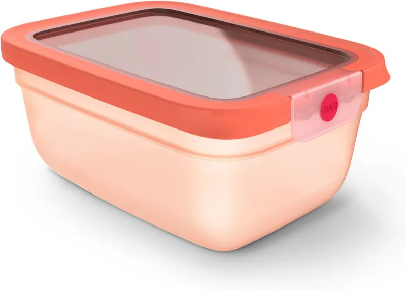 EMSA EMSA Frischhaltedose "oneClick" aus Kunststoff, 1,5 l, Orange, – Produktbild 1 von 6