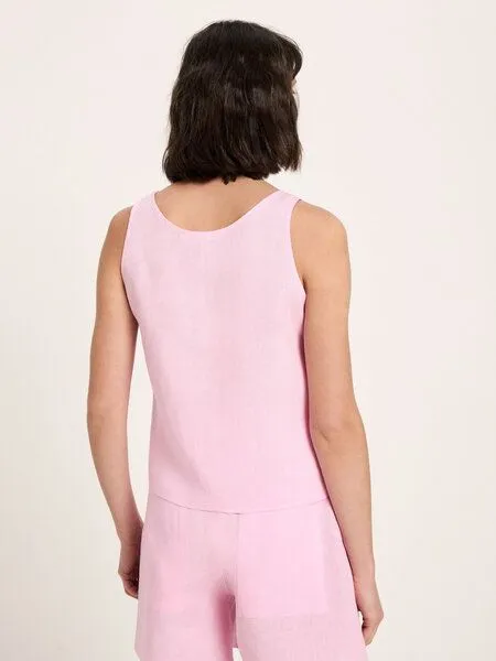 LANIUS LANIUS Top (GOTS) aus Leinen, Orchid, – Produktbild 4 von 4
