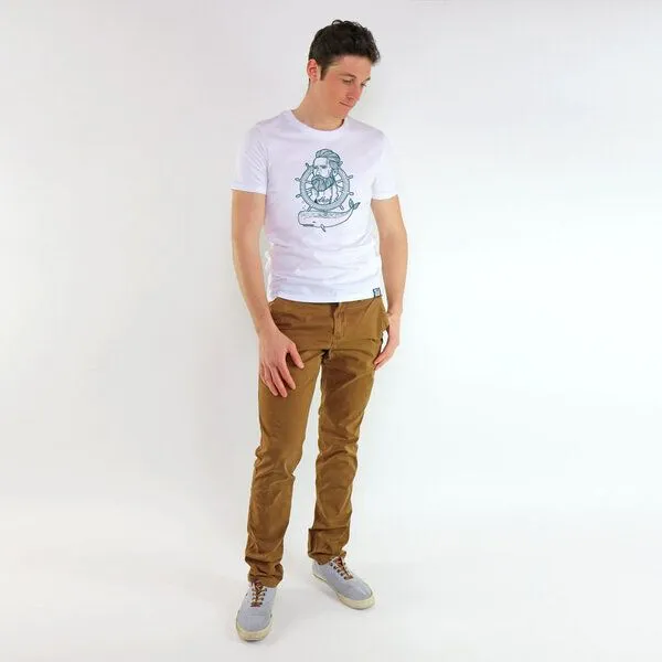 Gary Mash GARY MASH Shirt Captain Ahab aus Biobaumwolle Weiß, Weiß, – Produktbild 3 von 4