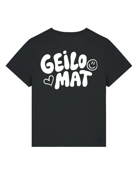 watapparel watapparel T-Shirt Frauen Geilomat, Black, – Produktbild 4 von 4