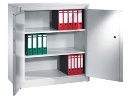 C+P C+P Feuergeschützte Flügeltürenschrank lichtgrau B 120 cm, H 122,6 cm – Produktbild 1 von 1
