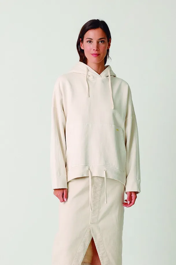 SKFK SKFK Damen vegan Hoodie Adi Beige, Beige, – Produktbild 2 von 2