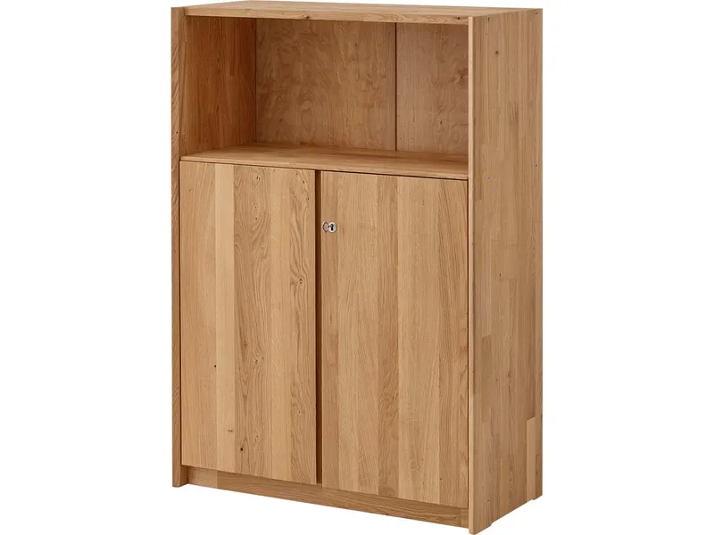 TPT TPT Regalschrank "buxing 3.0." mit 2 kurzen Türen, B 80 x T 36 x H 114 cm, Wildeiche – Produktbild 1 von 1