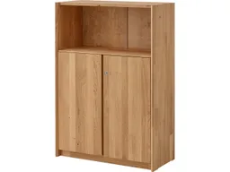 TPT Regalschrank "buxing 3.0." mit 2 kurzen Türen, B 80 x T 36 x H 114 cm, Wildeiche – Produktbild 1 von 1