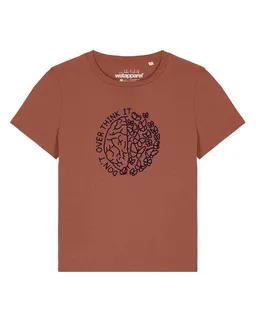 watapparel watapparel T-Shirt Frauen Don't overthink it – Produktbild 1 von 1