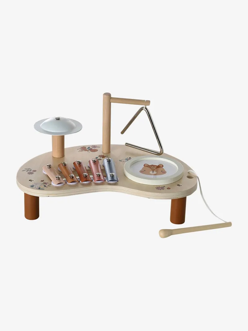 Vertbaudet Baby Musik-Spieltisch TANSANIA, Rosa, – Produktbild 1 von 4