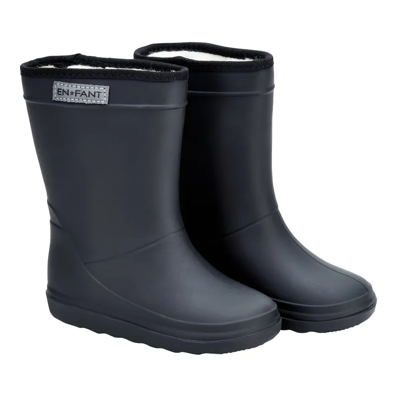 En Fant Kinder Thermo Gummistiefel mit Schurwoll-Fell blau Gr.23, Blau, – Produktbild 1 von 3
