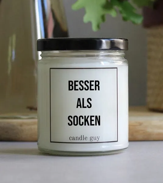 Candle Guy Candle Guy Duftkerze Besser als Socken aus Sojawachs – Produktbild 3 von 3
