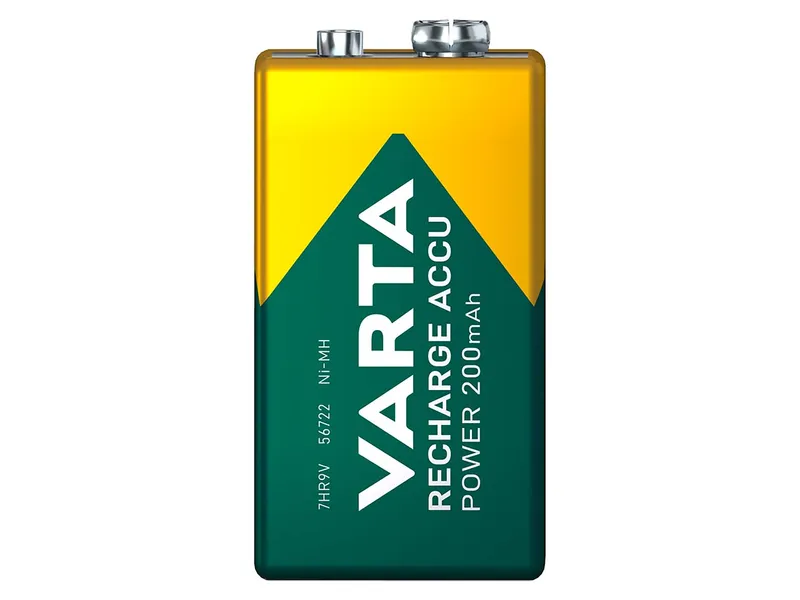 Varta Varta 9V-Block Akku NiMH 200 mAh Ready 2 Use – Produktbild 2 von 5
