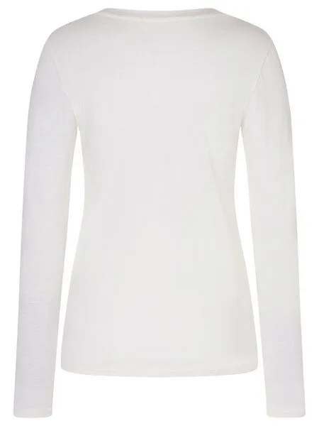 Super.Natural Super.Natural W CASUAL BIO COTTON LS für Damen, Bright white, – Produktbild 4 von 4