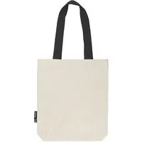 Neutral Neutral® Baumwolltasche Einkaufstasche Shopper Kontrastfarbene Henkel – Produktbild 1 von 1