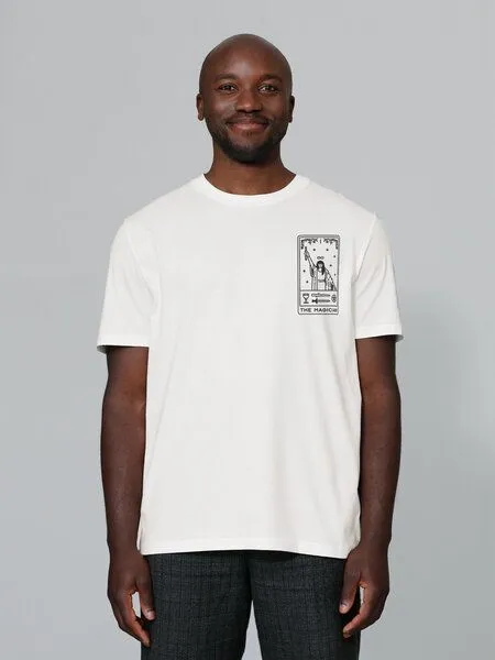 watapparel watapparel T-Shirt Unisex Tarot The Magician, Off white, – Produktbild 1 von 4