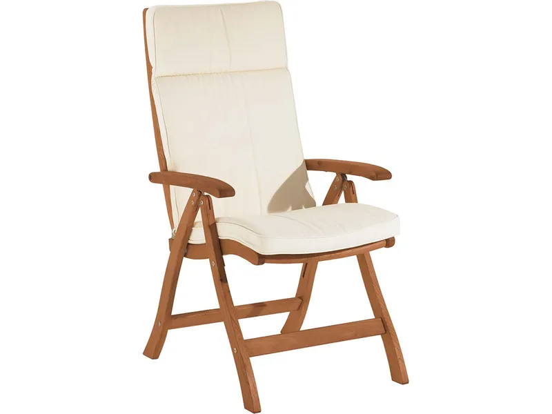 Rondo Auflage für verstellbaren Gartensessel 'Calea' 127 x 52 x 6 cm, Bezug aus Polyester, natur – Produktbild 1 von 1