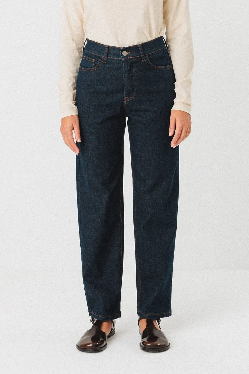 SKFK SKFK Damen vegan Jeans Ania Blau, Extra dunkelblau, – Produktbild 2 von 2