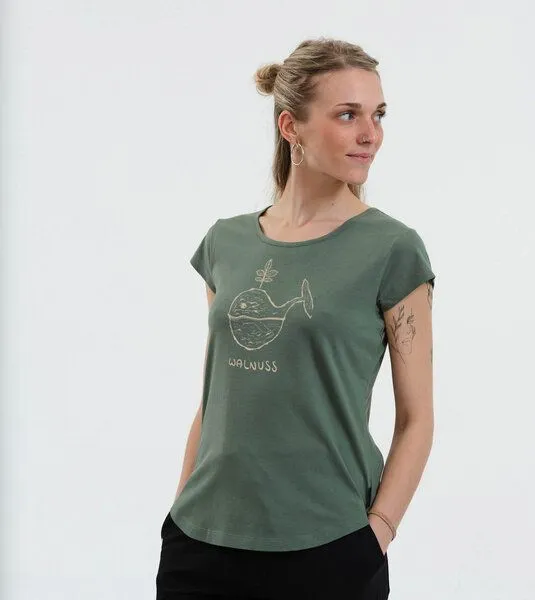 Gary Mash GARY MASH Shirt Asheville Walnuss aus Biobaumwolle, Olivgrün (grün), – Produktbild 4 von 4