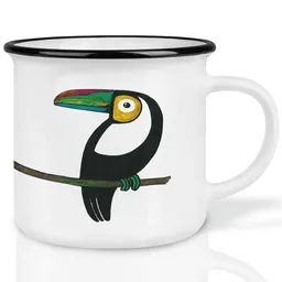 LIGARTI LIGARTI Keramiktasse – Tukanpaar – Produktbild 1 von 1