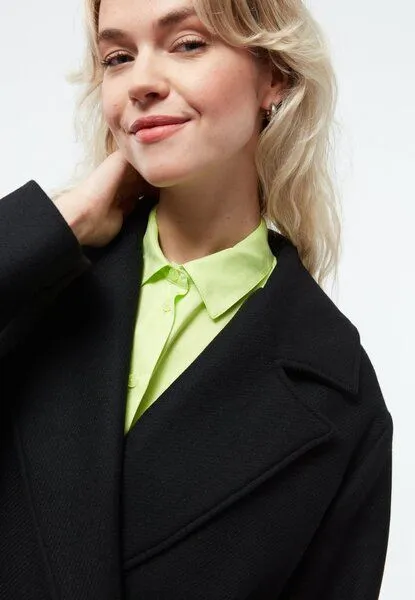 Givn Berlin Givn Berlin Mantel GBANOUK aus recycelter Wolle, Black, – Produktbild 4 von 4