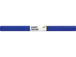 folia folia Krepppapier-Rollen, 50 cm x 2 m, 10 Rollen, brillantblau – Produktbild 1 von 1