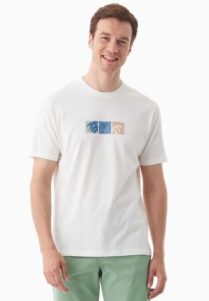 ORGANICATION ORGANICATION T-Shirt aus Bio-Baumwolle, Weiss(off white), – Produktbild 1 von 4