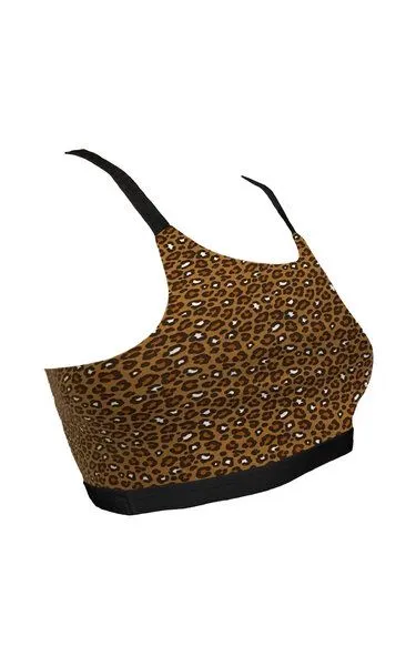 Golden Circle Clothing Golden Circle Clothing Sport-BH mit Biogummi, Leopard, – Produktbild 3 von 4
