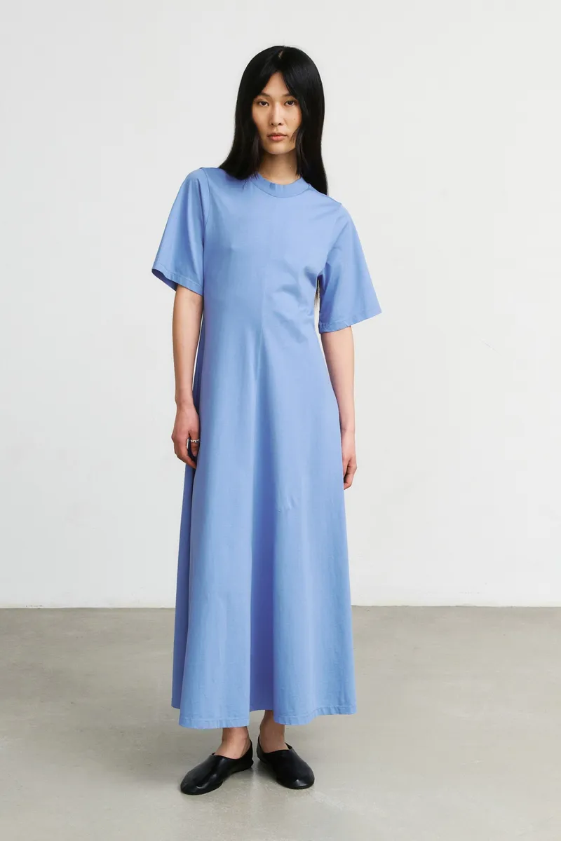 Rotholz Rotholz Damen vegan Kleid Soft Blue, Blau, – Produktbild 2 von 2