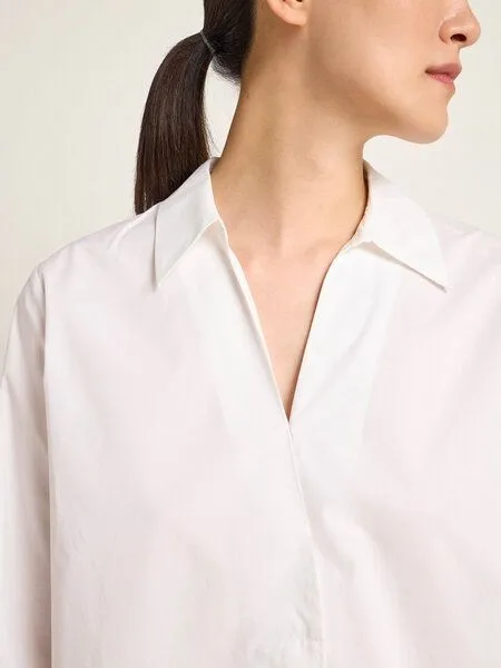 LANIUS LANIUS Bluse aus Bio-Baumwolle, White, – Produktbild 3 von 4