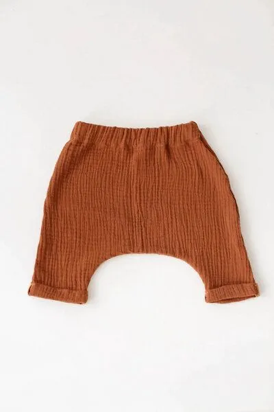 NoniKids Berlin Baby Baggy Hose Bio Musselin | NoniKids Berlin, Mint, – Produktbild 3 von 3