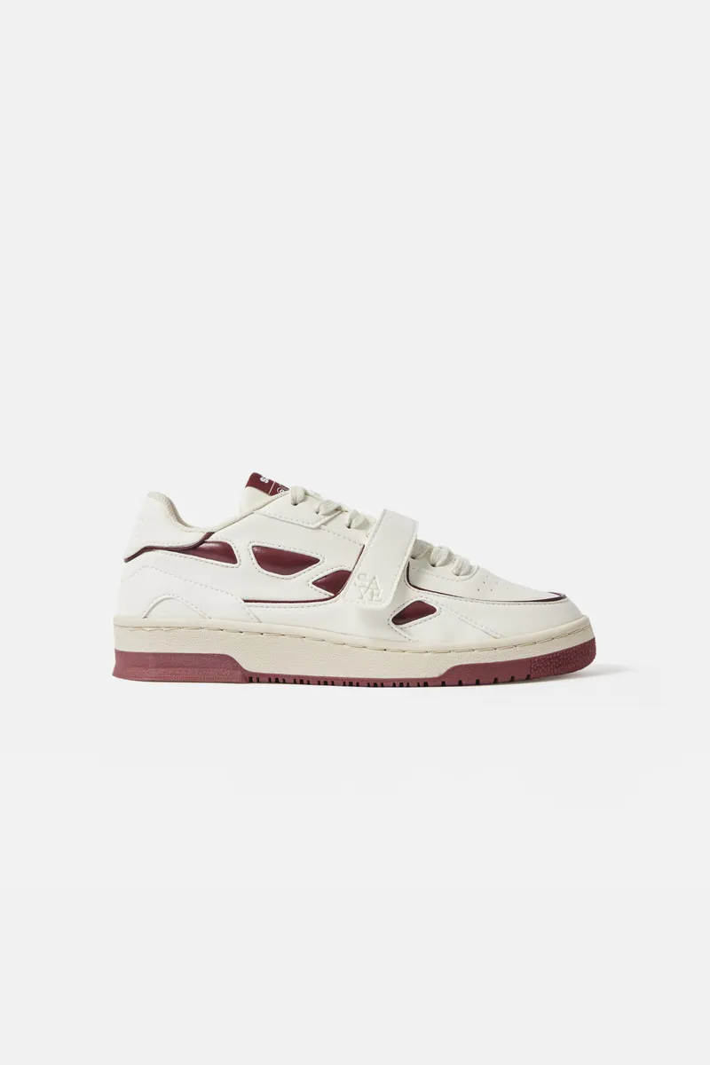 SAYE SAYE Herren vegan Sneakers Modelo '92, Dunkelrot, – Produktbild 1 von 2